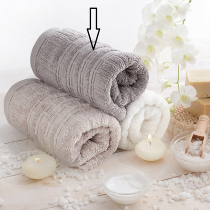 ROMEO Bavlnené uteráky 50x90 cm bežová